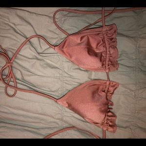 Pacsun satin bikini top